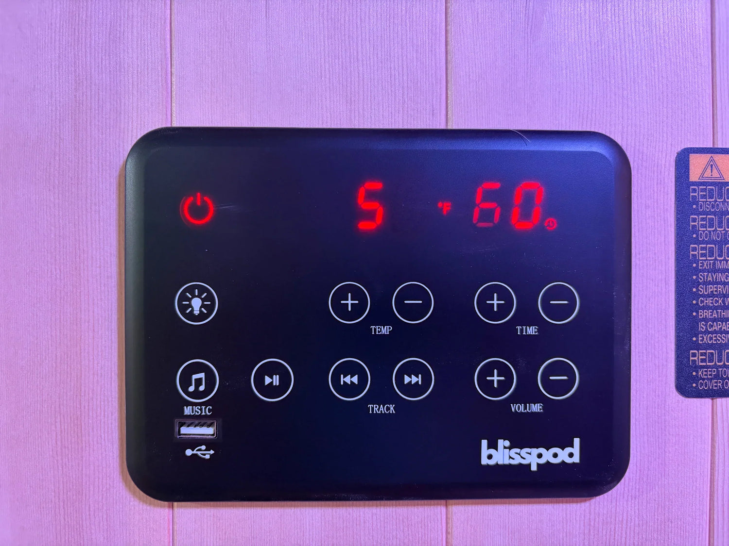 Blisspod | Milano | Full Spectrum Sauna | Canadian Hemlock Wood | Ultra Low EMF | 5 Far Infrared &amp; 1 Red Glass Heater | Chromotherapy | Upto 2 Person