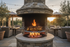 Small Rotisserie BBQ With Stone