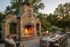 Wellington DIY Outdoor Fireplace Kit and Grill Combo