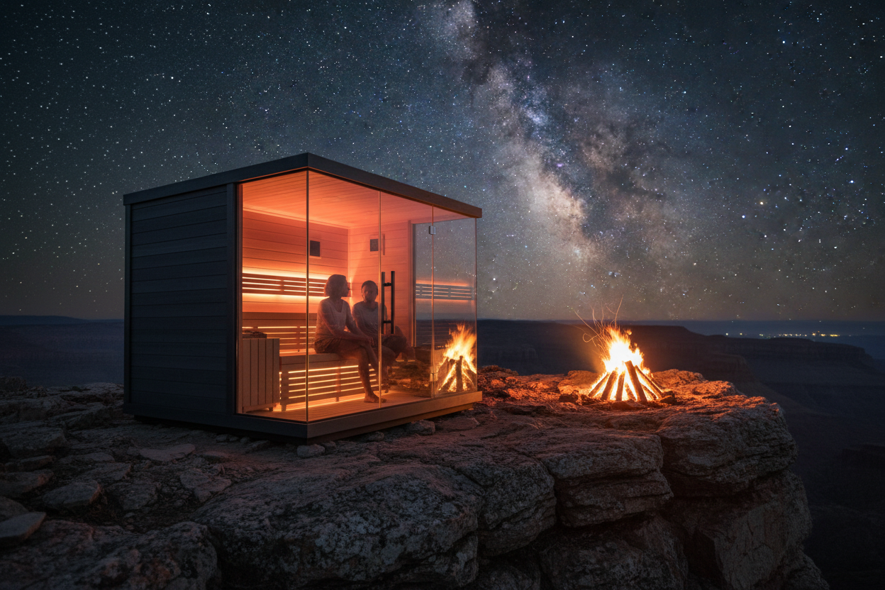 Revel Eclipse 2 Person Full Spectrum Infrared Cabin Sauna